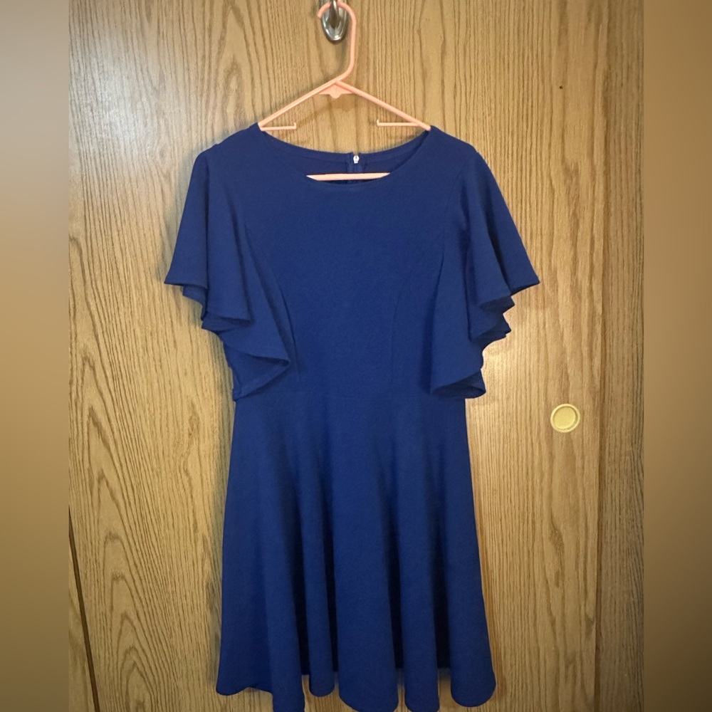 Elegant Navy Blue Dress